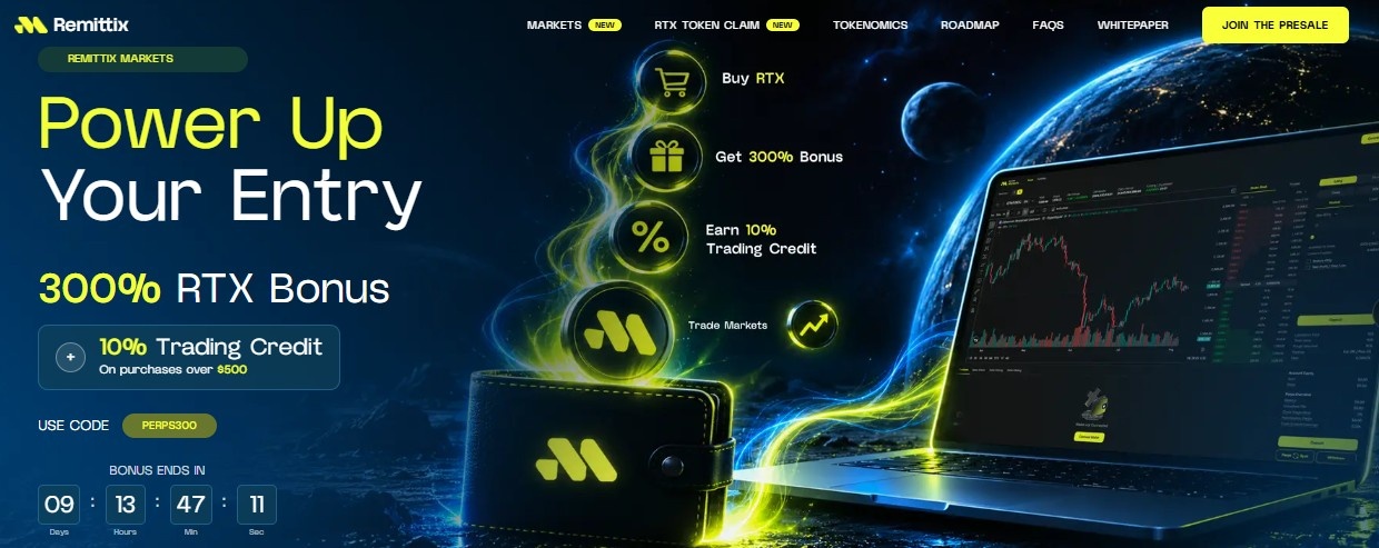 Remittix Markets Incentives and BTC Rewards