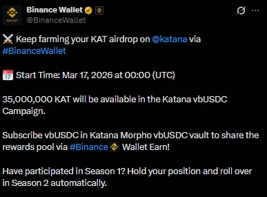 Binance Wallet airdrop