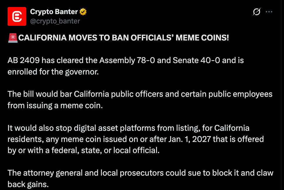 Crypto Banter Official Tweet