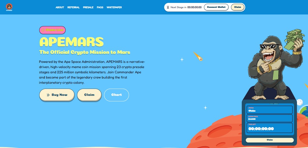 ApeMars APRZ Official Website