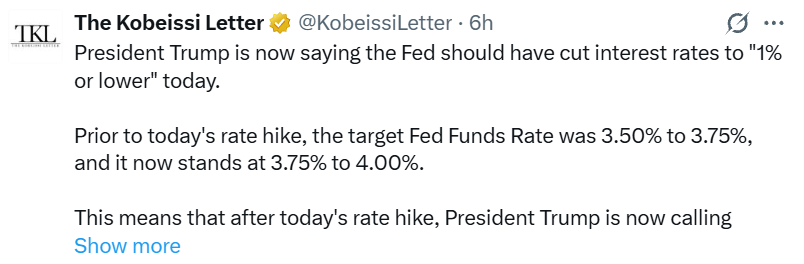 Trump rate cut demand Trump rate cut demand