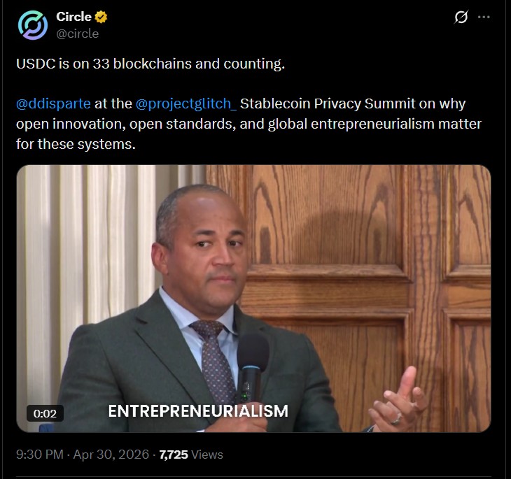 Circle USDC 33 Blockchains News