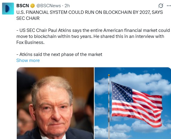 SEC Chair Crypto news