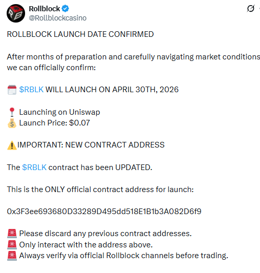 launch date of rollblock