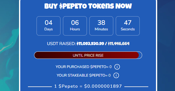 Best Crypto Presale News Pepeto dashboard Best Crypto Presale News Pepeto dashboard