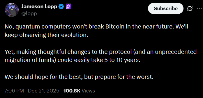 Quantum Computing vs Bitcoin