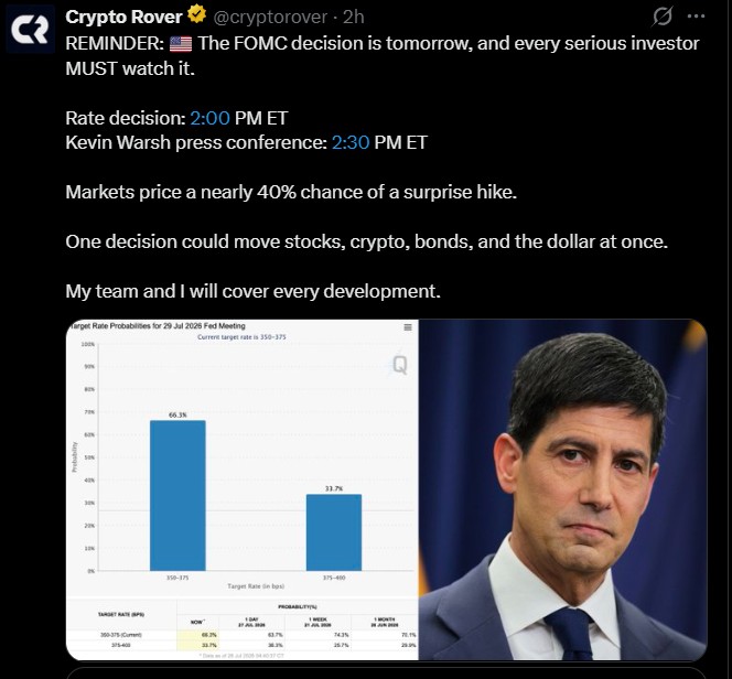 Fed Rate cut Decision on July 2026