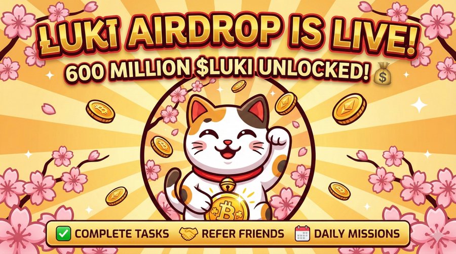 LUKI Coin – 600 Million Token Airdrop