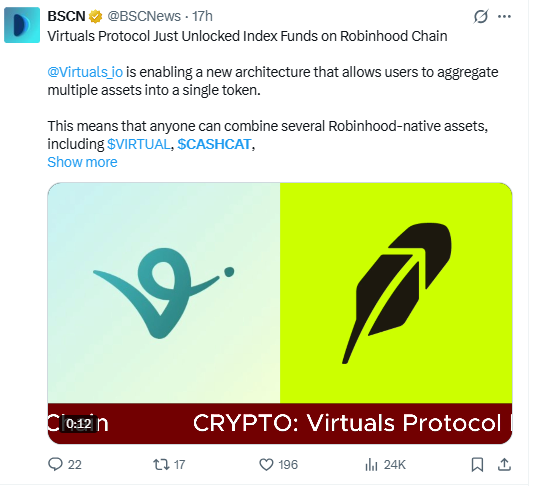 Virtuals Protocol Index Funds