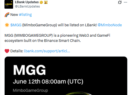 upcoming crypto listing of mgg