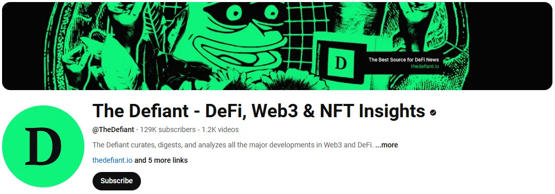 The Defiant: DeFi; Web3 and NFT Insights The Defiant: DeFi; Web3 and NFT Insights
