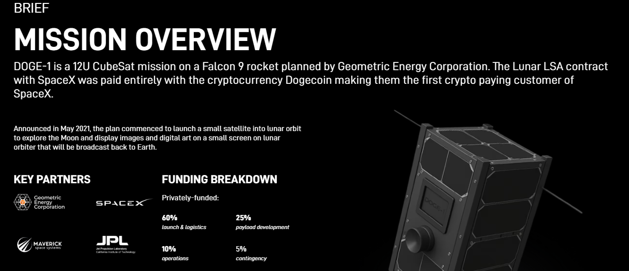 Doge-1 mission project