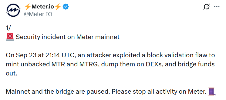 Meter Governance team response Meter Governance team response