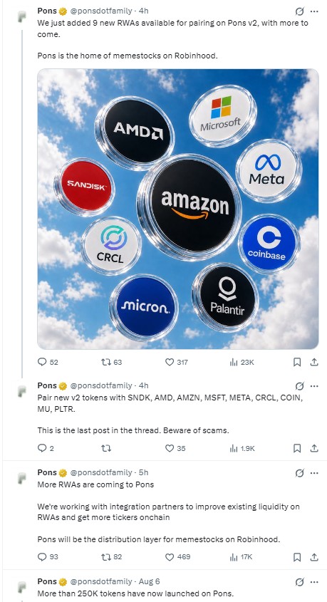 PONS team recent posts