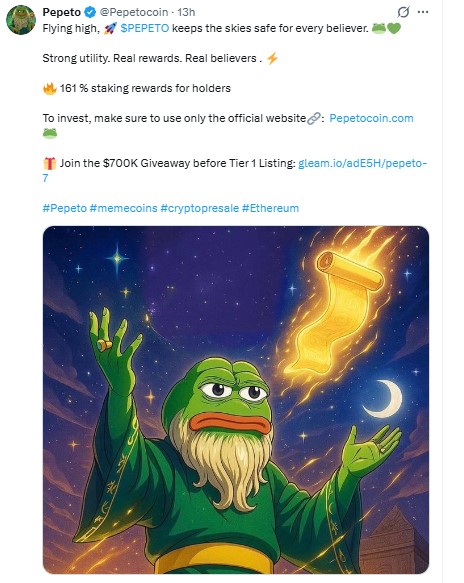What Did Pepeto Say in Its Latest X Post? What Did Pepeto Say in Its Latest X Post?