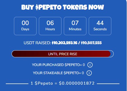 Pepeto Token Presale