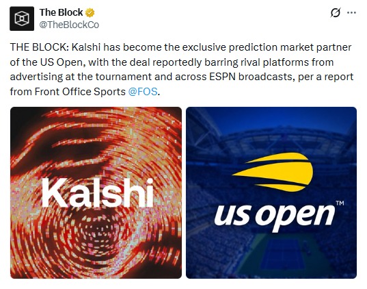 Kalshi US Open Deal