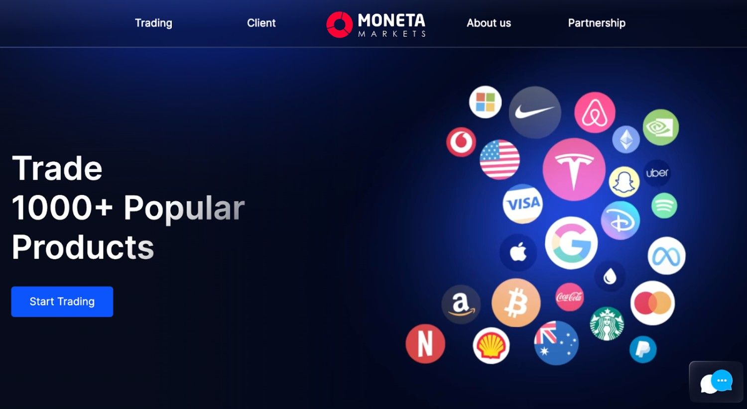 Regulated broker offering MT4 and MT5 platforms for bitcoin CFD trading with high leverage.