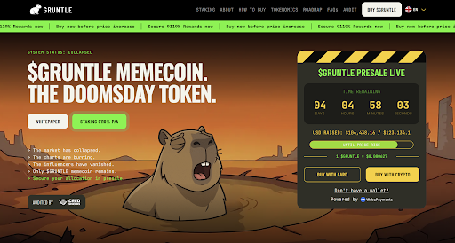 $GRUNTLE MEMECOIN