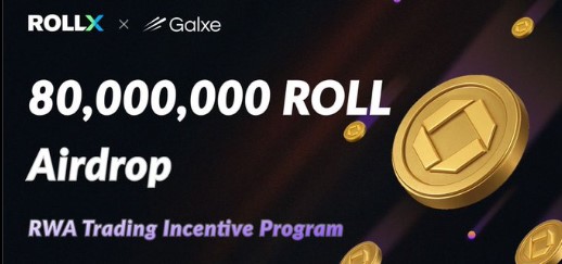 RollX airdrop featuring 80 million $ROLL tokens RollX airdrop featuring 80 million $ROLL tokens