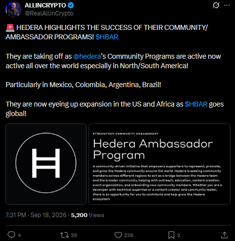 Hedera global news today Hedera global news today