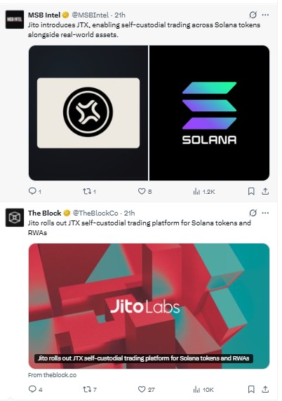 Launches JTX Trading Platform
