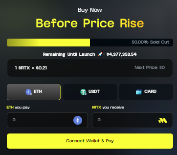 Remittix Presale dashboard Remittix Presale dashboard