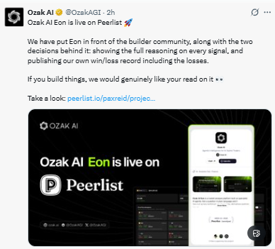 EON is now live on Peerlist