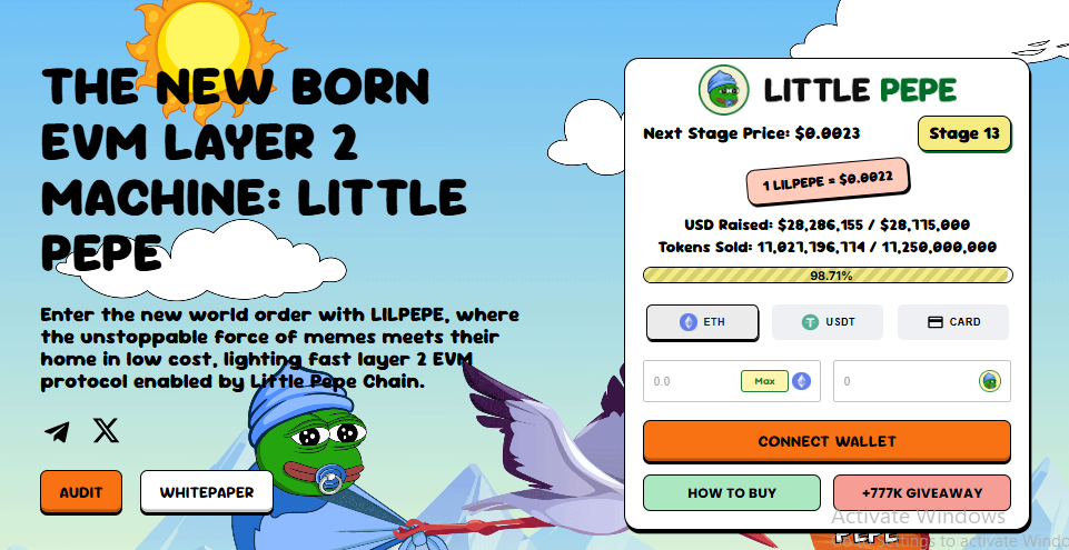 Presale Stage Official Website page Presale Stage Official Website page