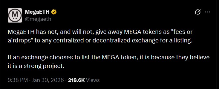 Why Is MegaETH Rejecting Listing Fees and Airdrops? Why Is MegaETH Rejecting Listing Fees and Airdrops?