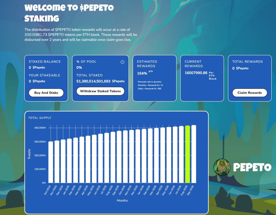 The official staking dashboard