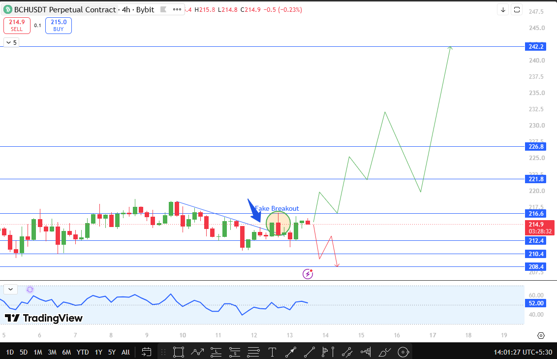Bitcoin casg technical support and resistance