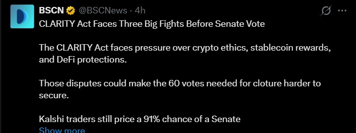 Three Major Challenges the CLARITY Act Faces Before the Senate Vote Three Major Challenges the CLARITY Act Faces Before the Senate Vote