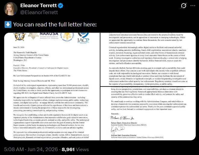 CLARITY Act Latest Update CLARITY Act Latest Update