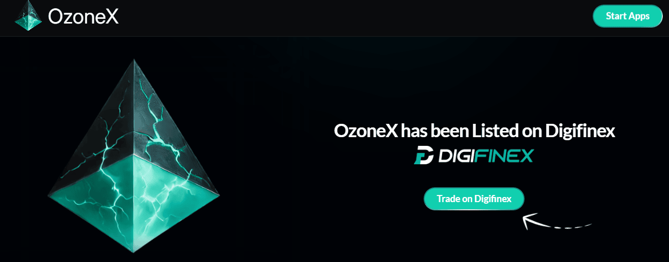 OzoneX website presale
