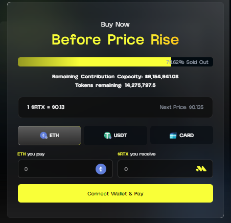 Remittix price today