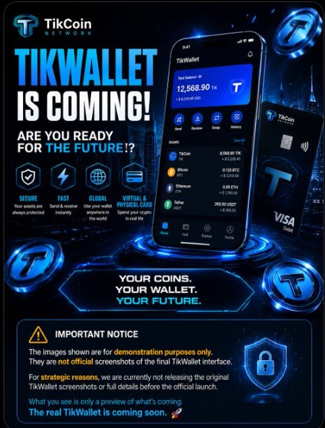 Tikwallet Is Coming Soon Tikwallet Is Coming Soon