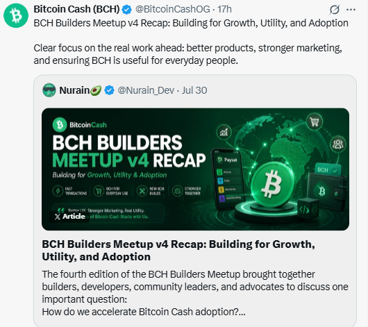 BCH Builders Meetup What Buzzing