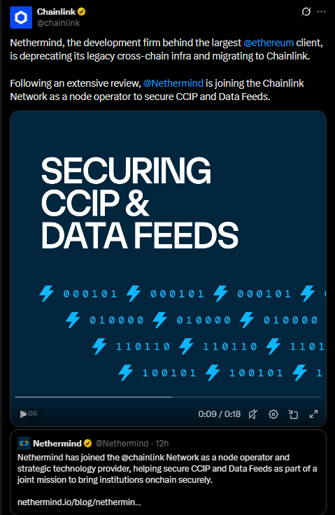 Chainlink news today