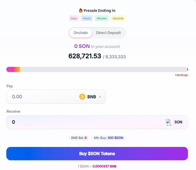 Spur Protocol $SON Presale Ended Spur Protocol $SON Presale Ended