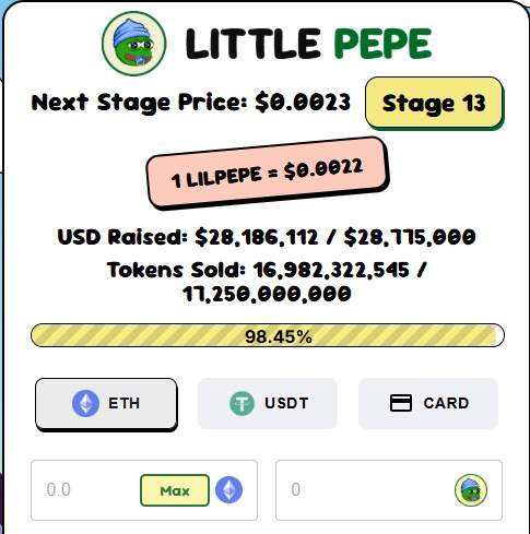 Little Pepe Launch Date