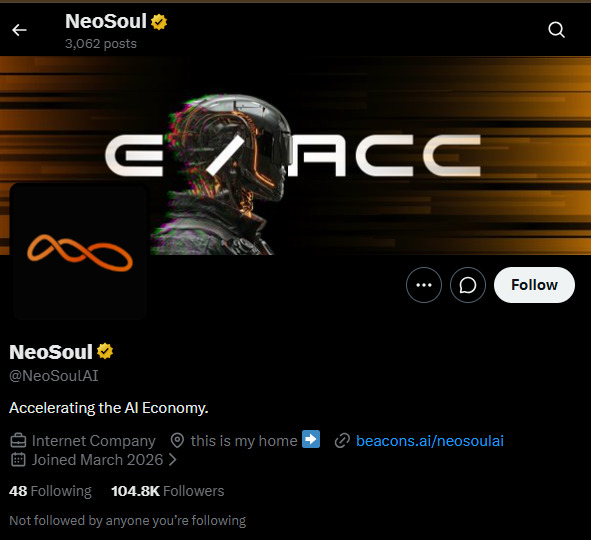 NeoSoul X Account NeoSoul X Account
