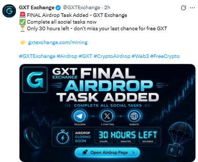 An airdrop closing on its own short timeline