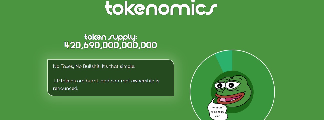 pepe coin tokenomics 