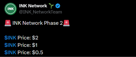 INK network news X post INK network news X post