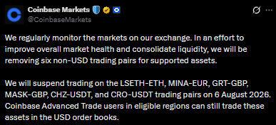 Coinbase Official Tweet Coinbase Official Tweet