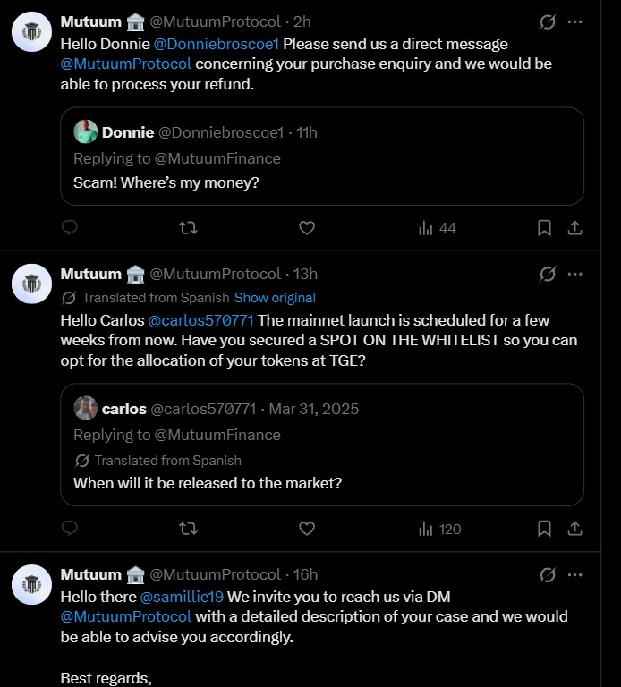 Mutuum Finance Users Questions About TGE and Mainnet