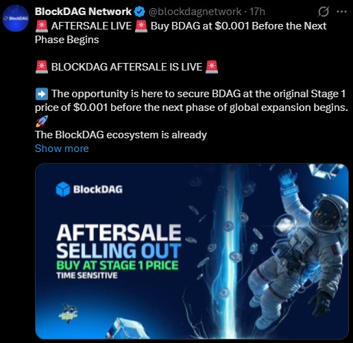 BDAG Aftersale update BDAG Aftersale update