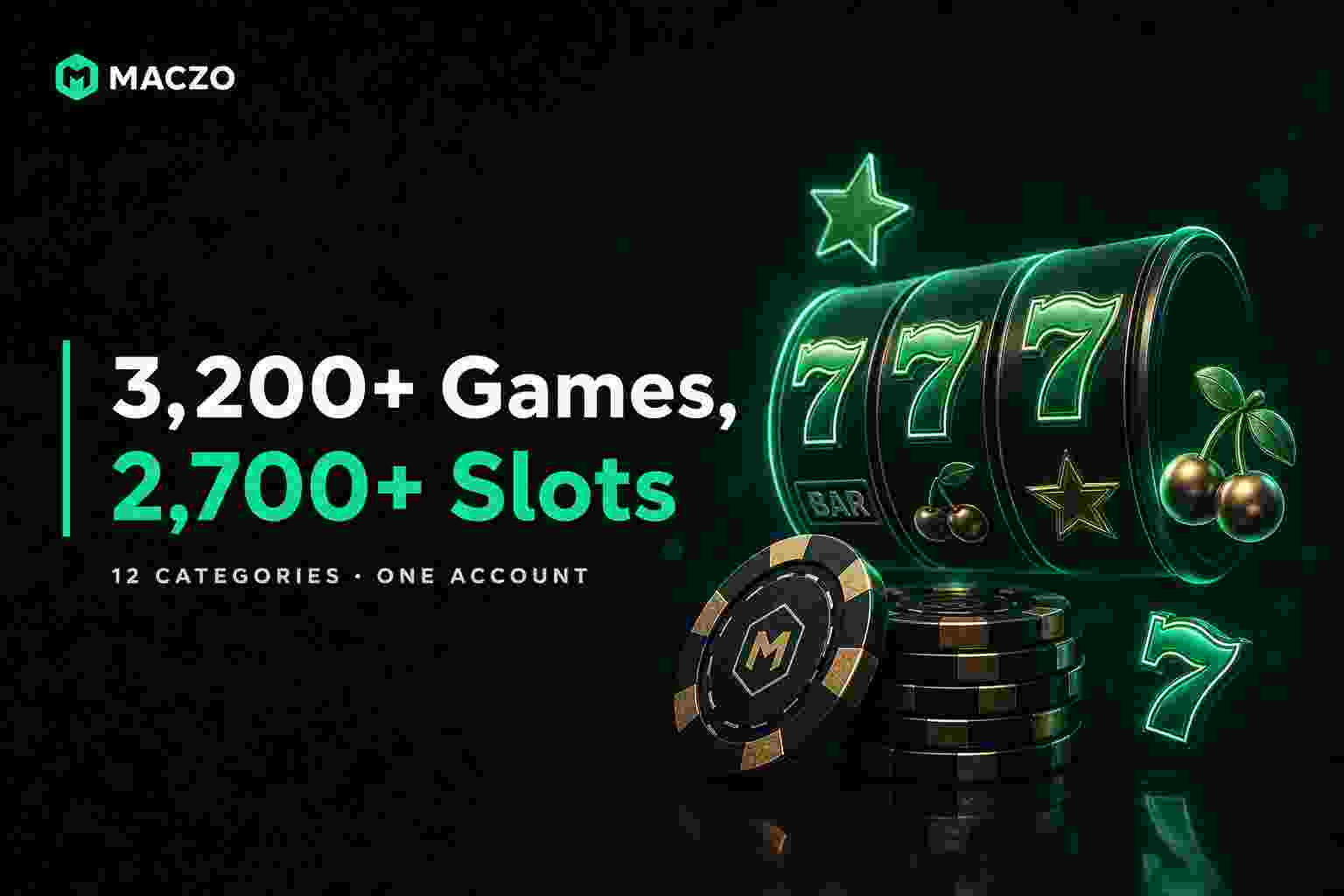 3,200+ Games, 2700+ Slots 3,200+ Games, 2700+ Slots
