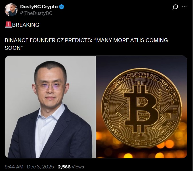 Binance CZ Viral Prediction
